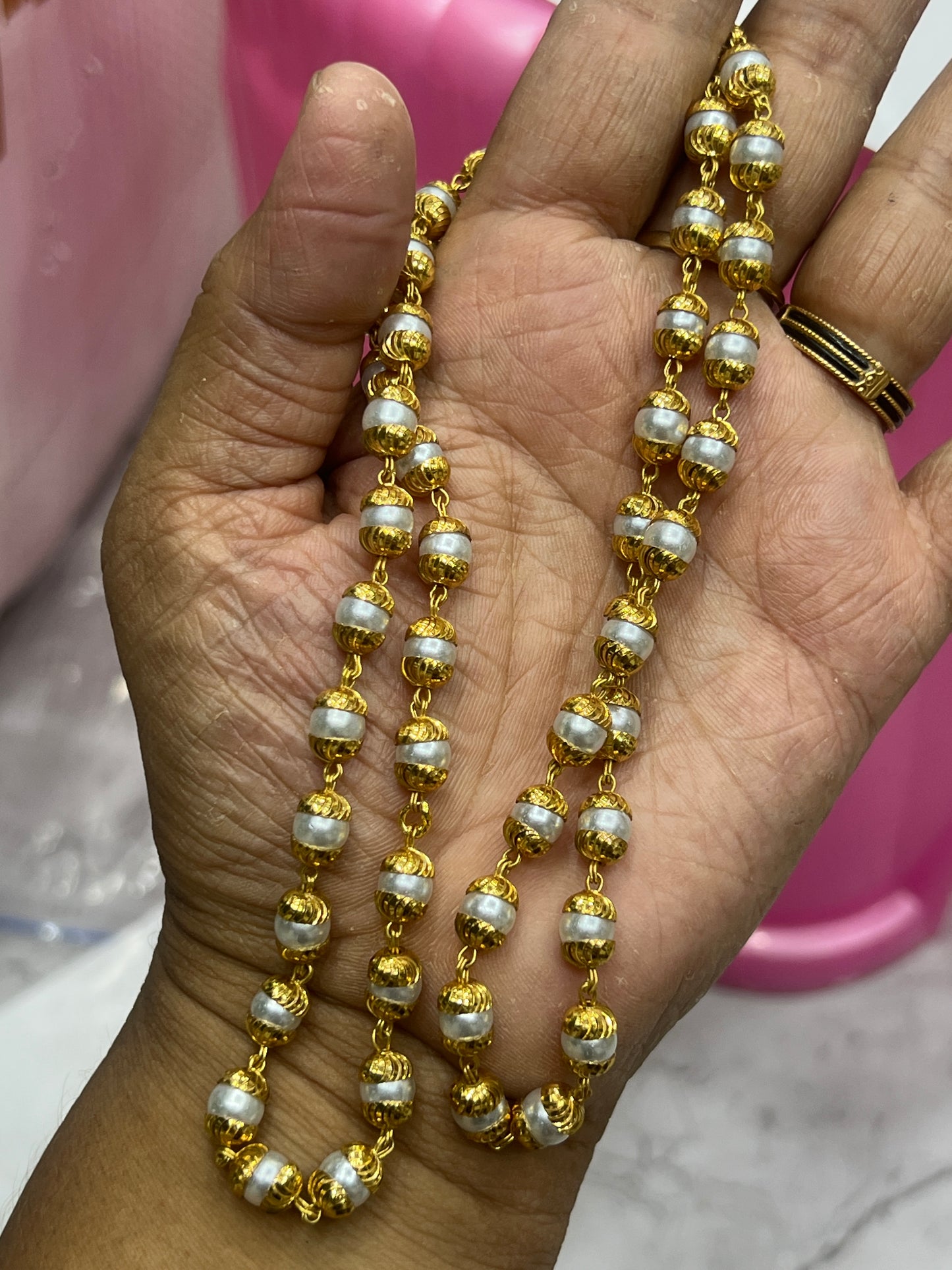 Pearls mala for men