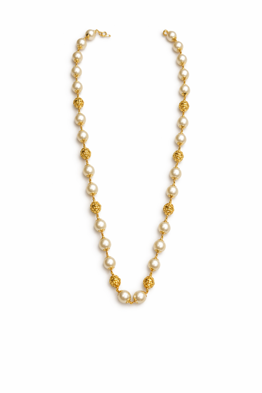 Handmade pearls chain 21inch