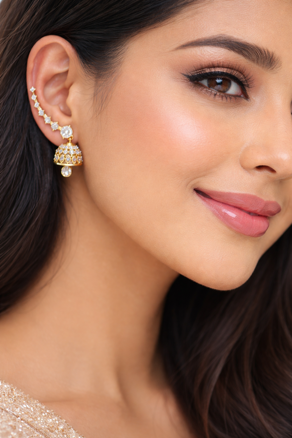 Beautiful cuff earrings
