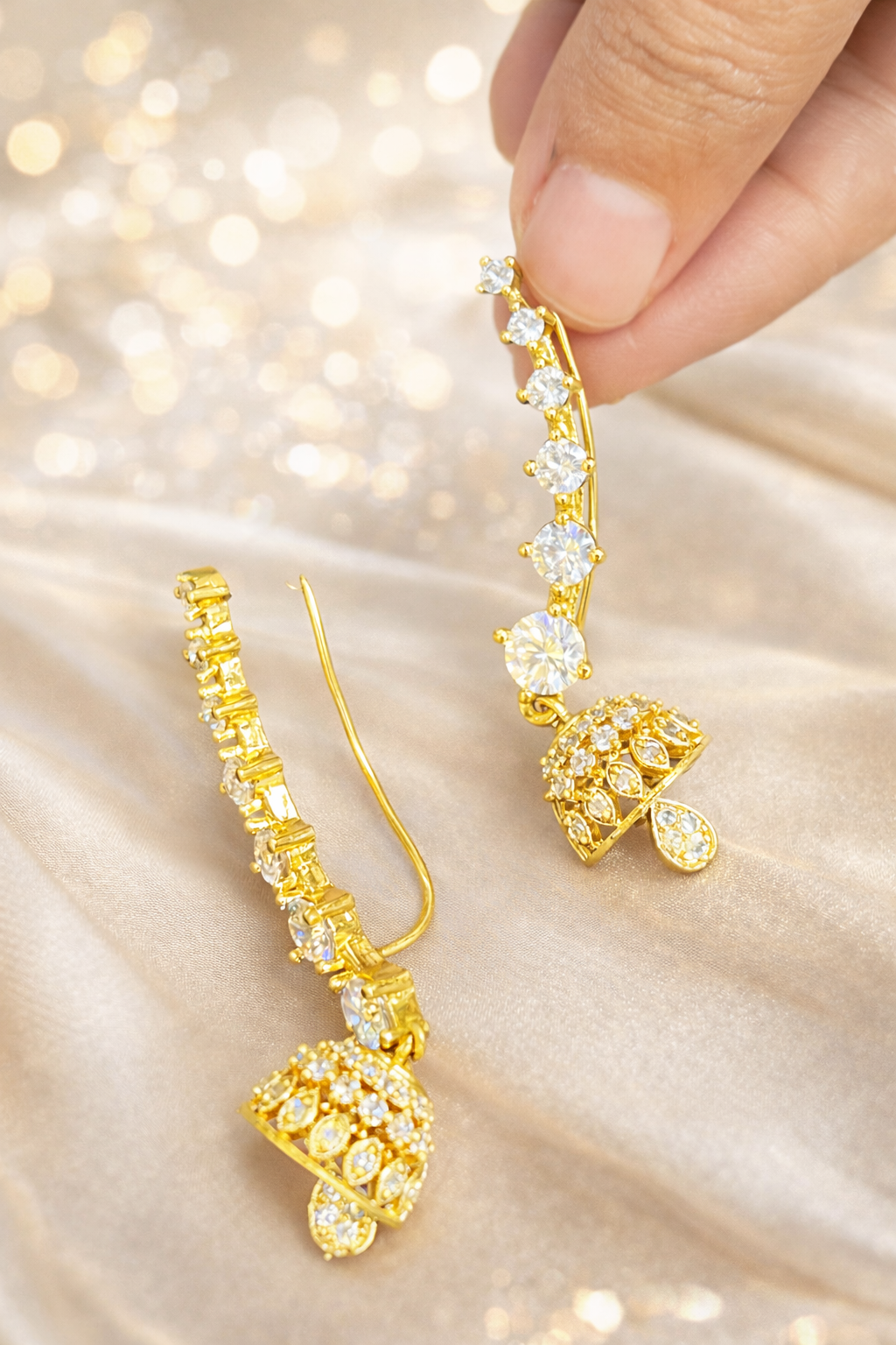 Beautiful cuff earrings