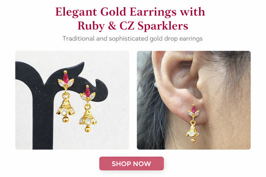 5 metal earrings polished