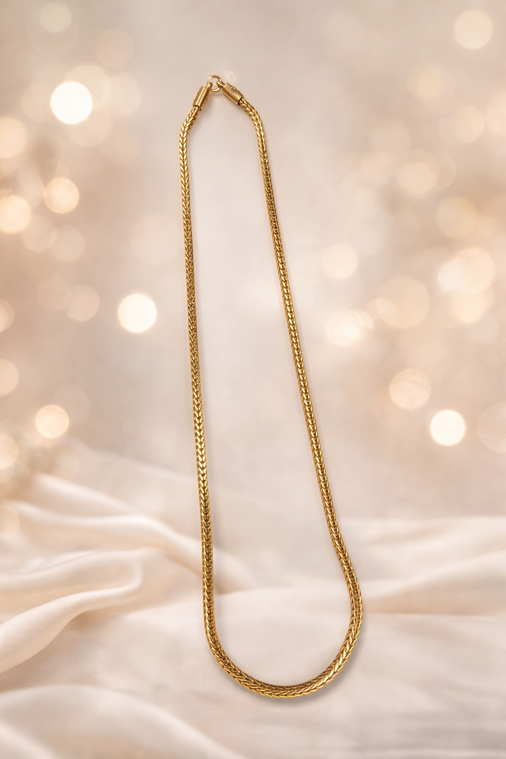 Nanthadu style tali chain 24inch unpolished