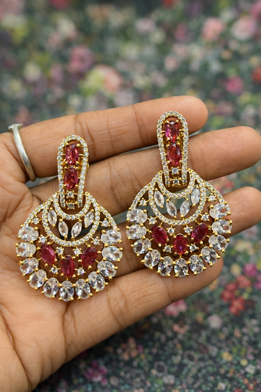 Western look earrings