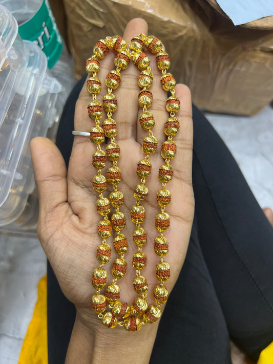 ￼Rudhraksha mala lenth 22 inches