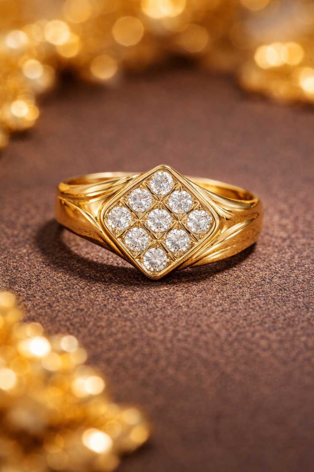 Panchaloham stone ring