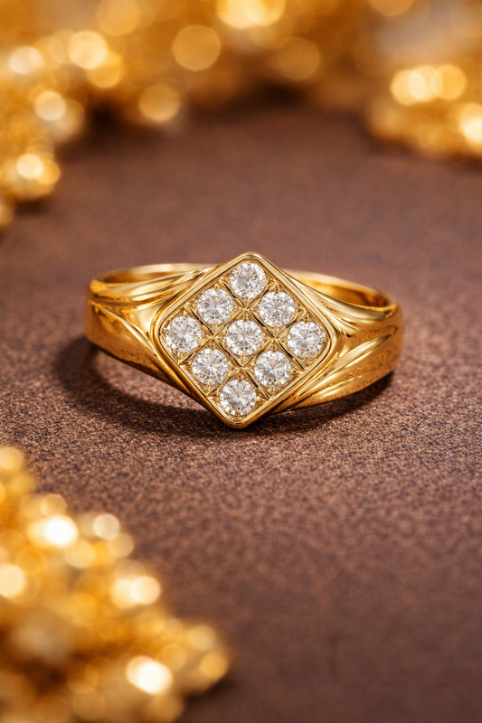 Panchaloham stone ring