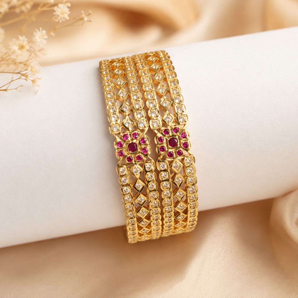 😇Luxury stone bangles🥰