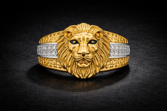 One gram Simham  rings