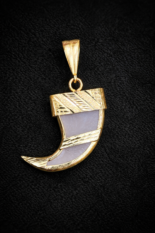 One gram tigernail pendant
