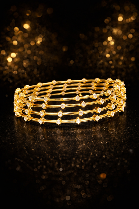 Dimond looklike bangles