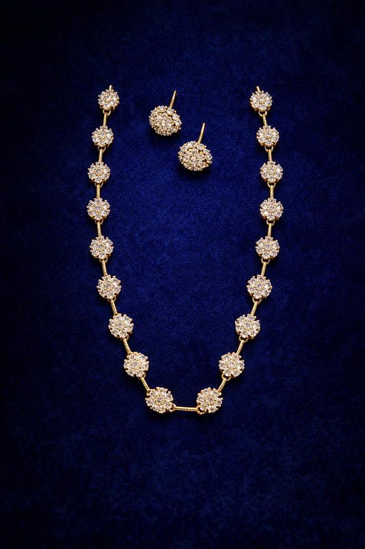 Cubic zericon necklace