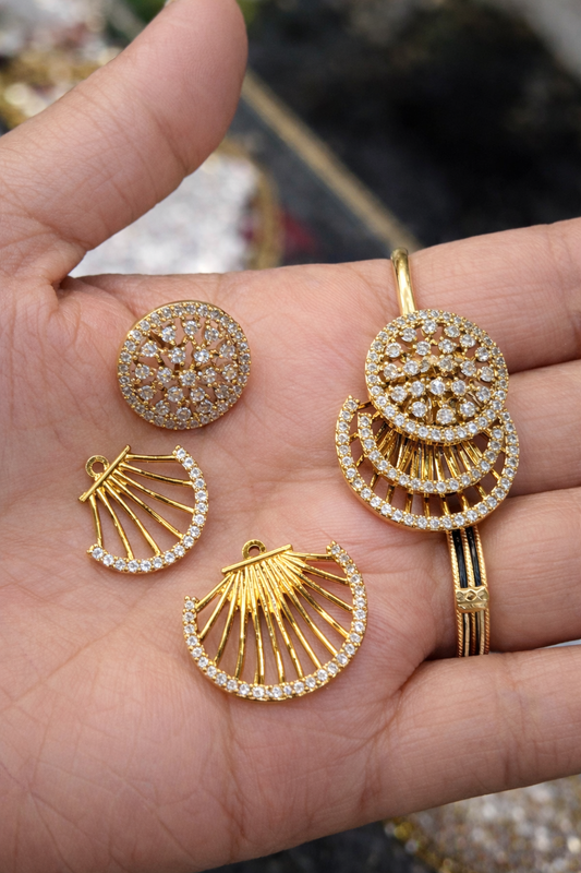 Stud changeable earrings