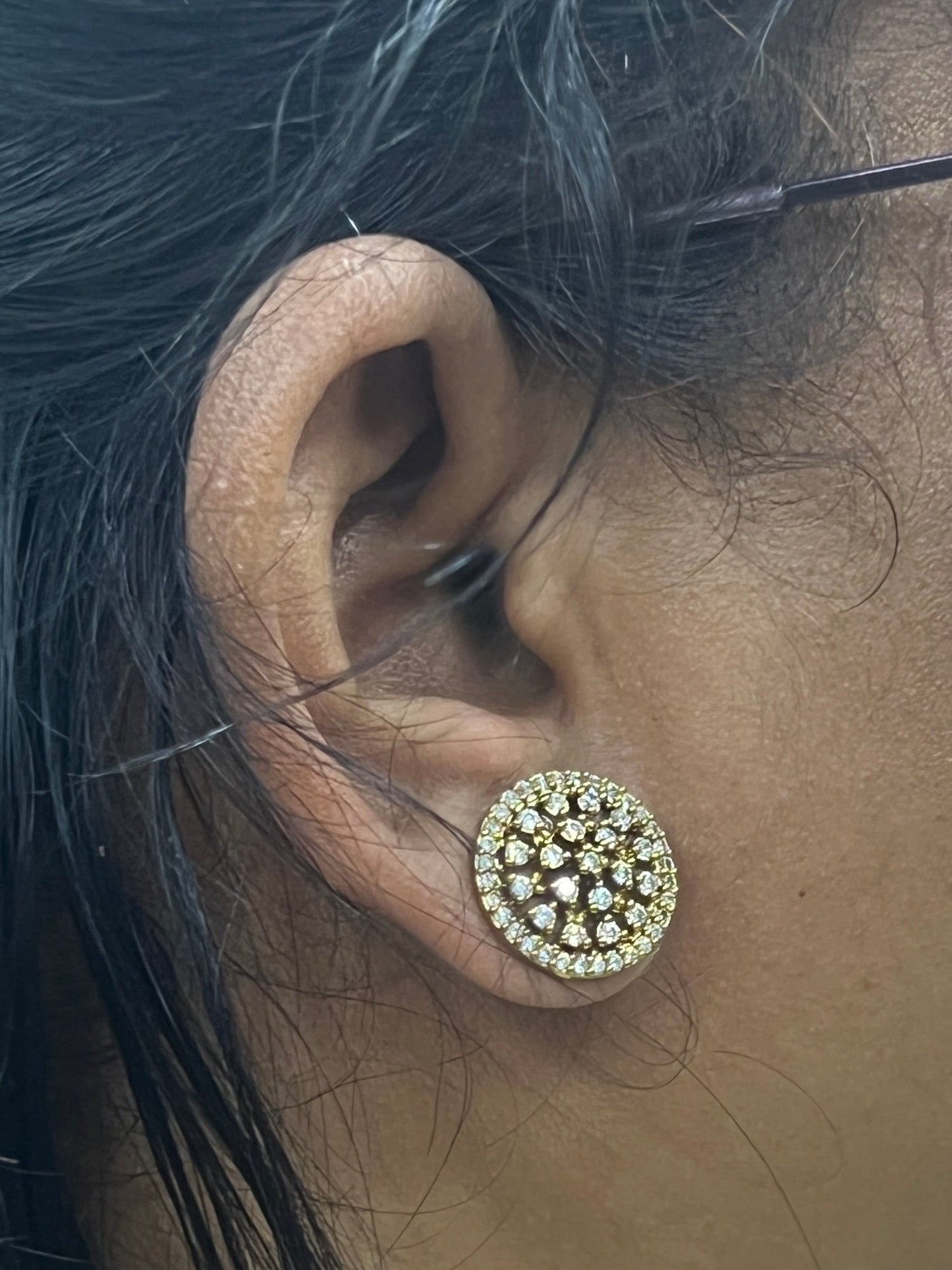 Stud changeable earrings