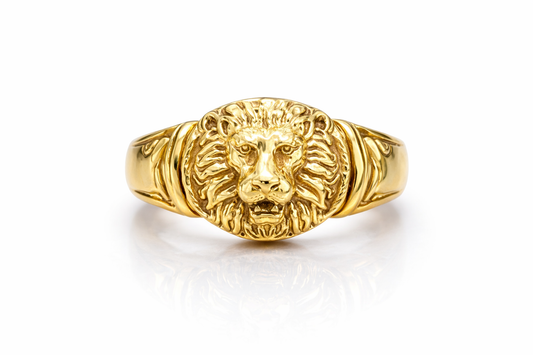 Panchloham lion ring