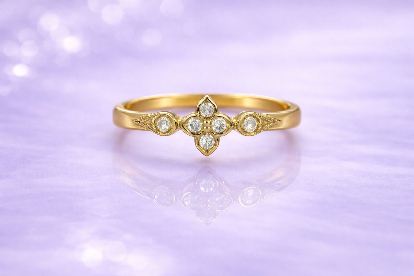 Panchloham stone ring