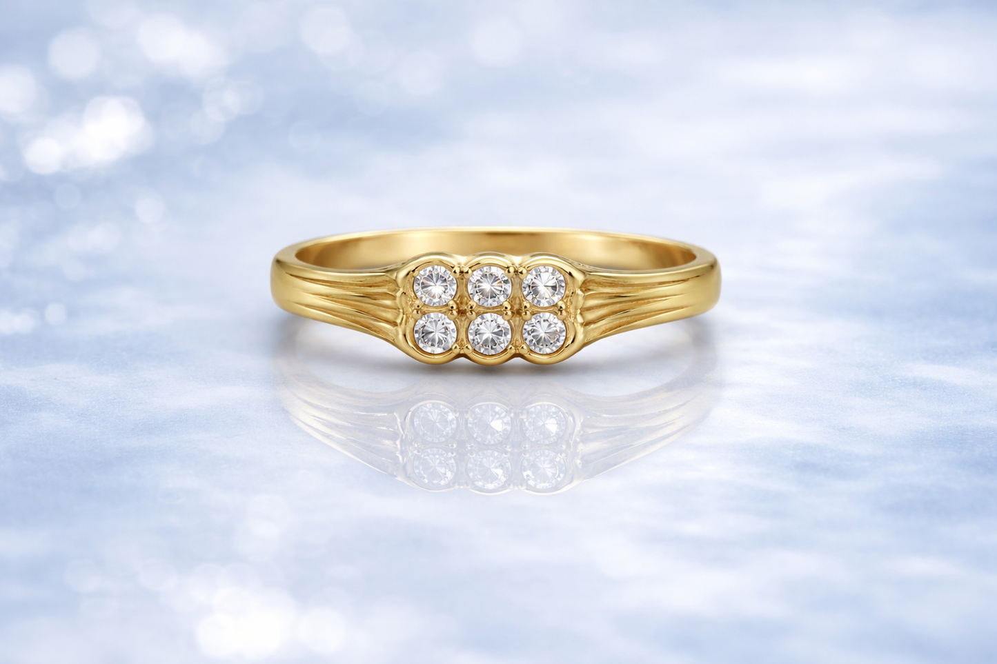 Panchloham stone ring
