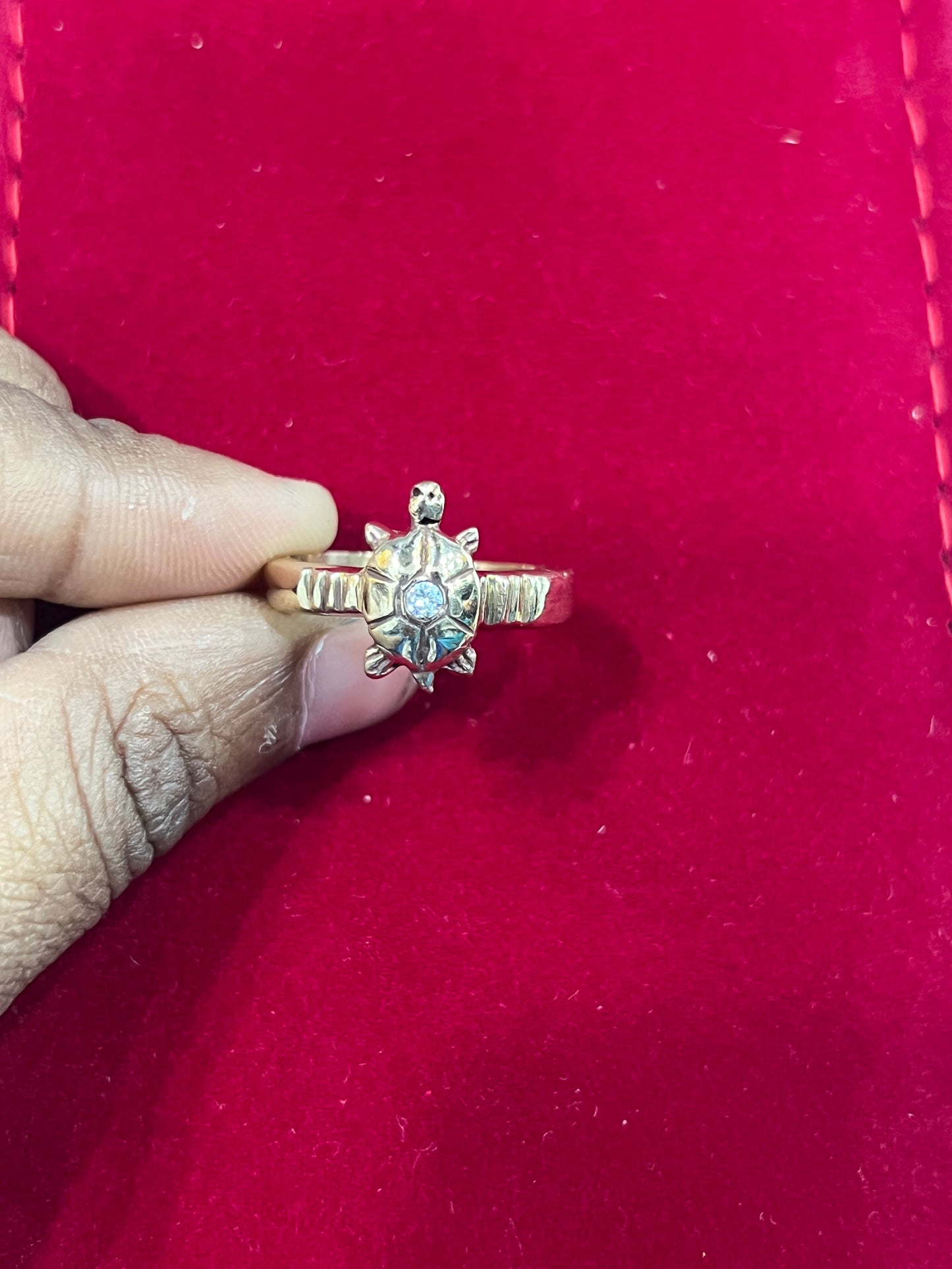 Panchloham tortoise ring