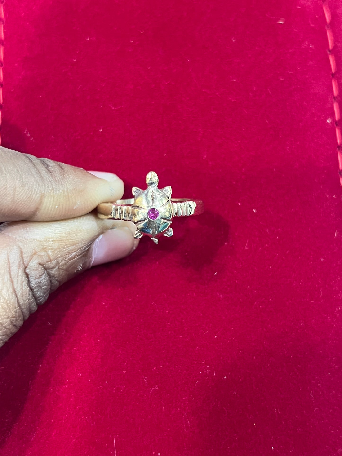 Panchloham tortoise ring