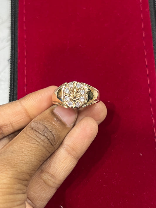 Panchloham Ganapati Ring