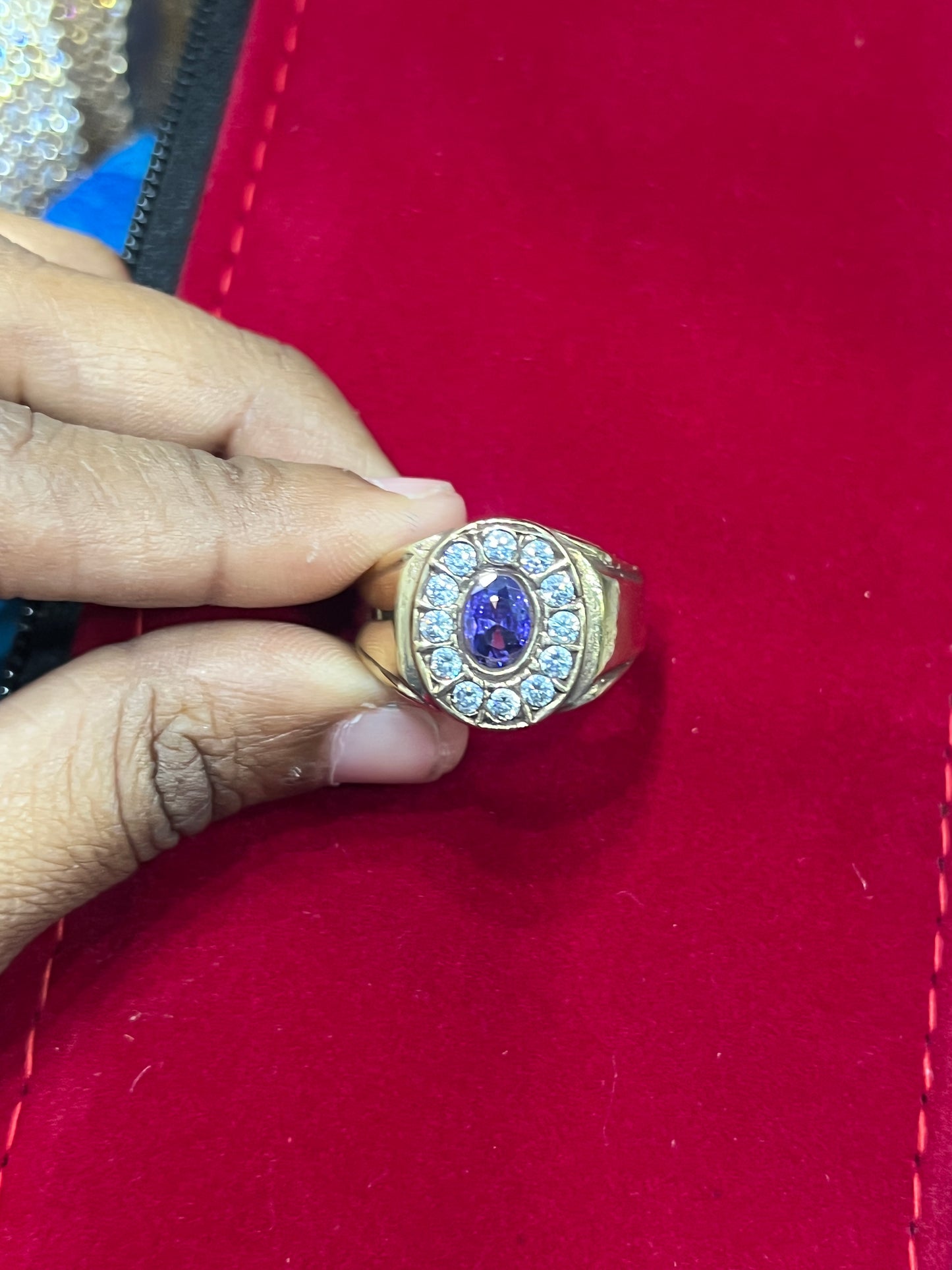 Panchloham stone ring s