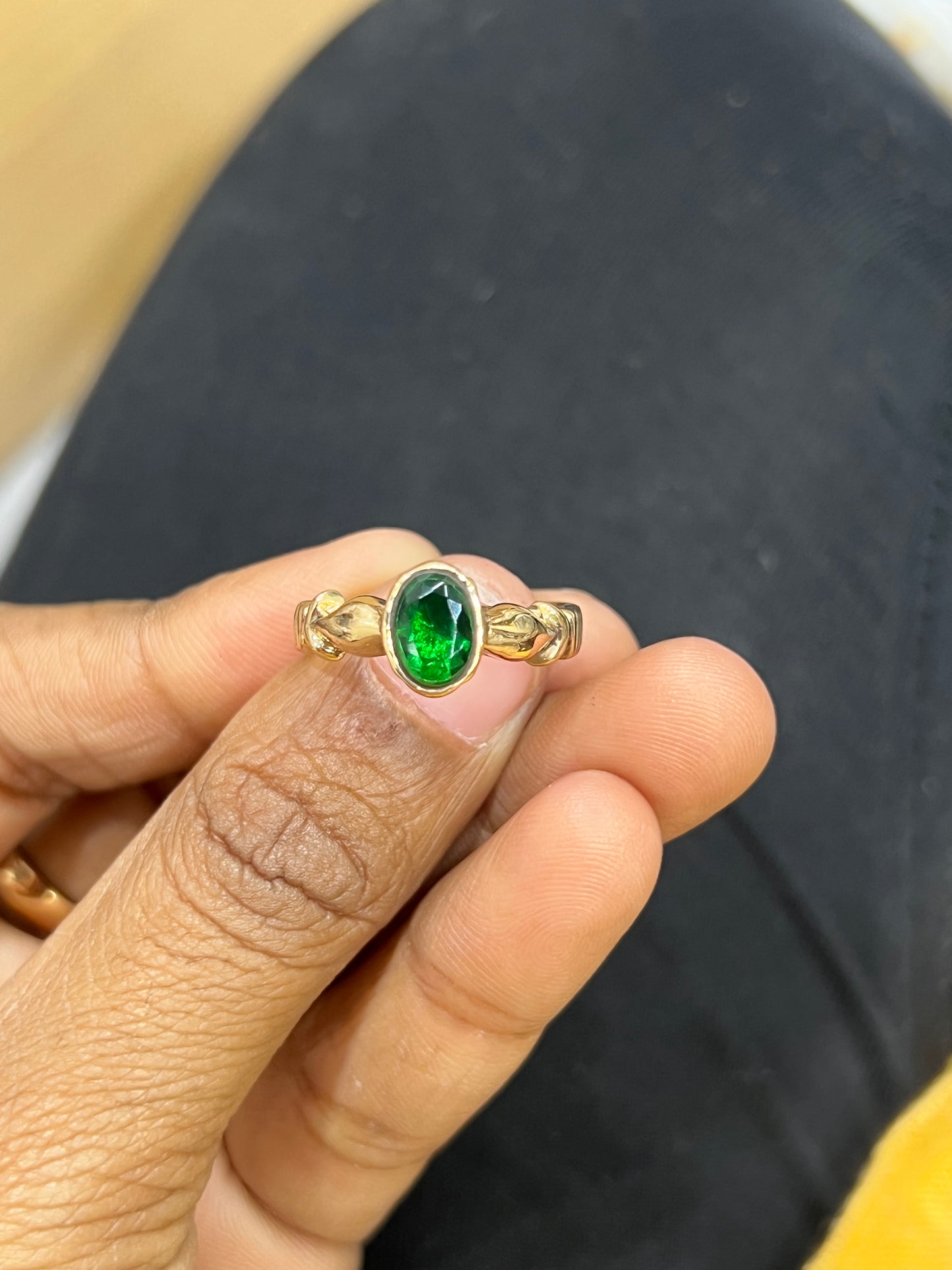 Panchloham stone ring