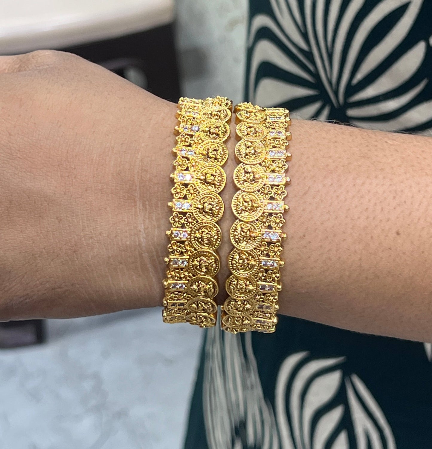 Classic Temple Coin Bangle