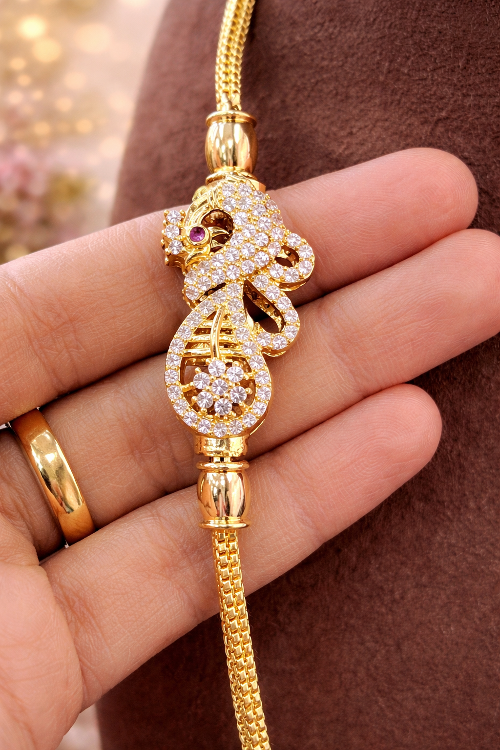 One gram thali chain length 24 inches