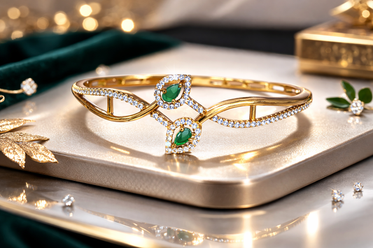 Infinity Leaf Stone Kada