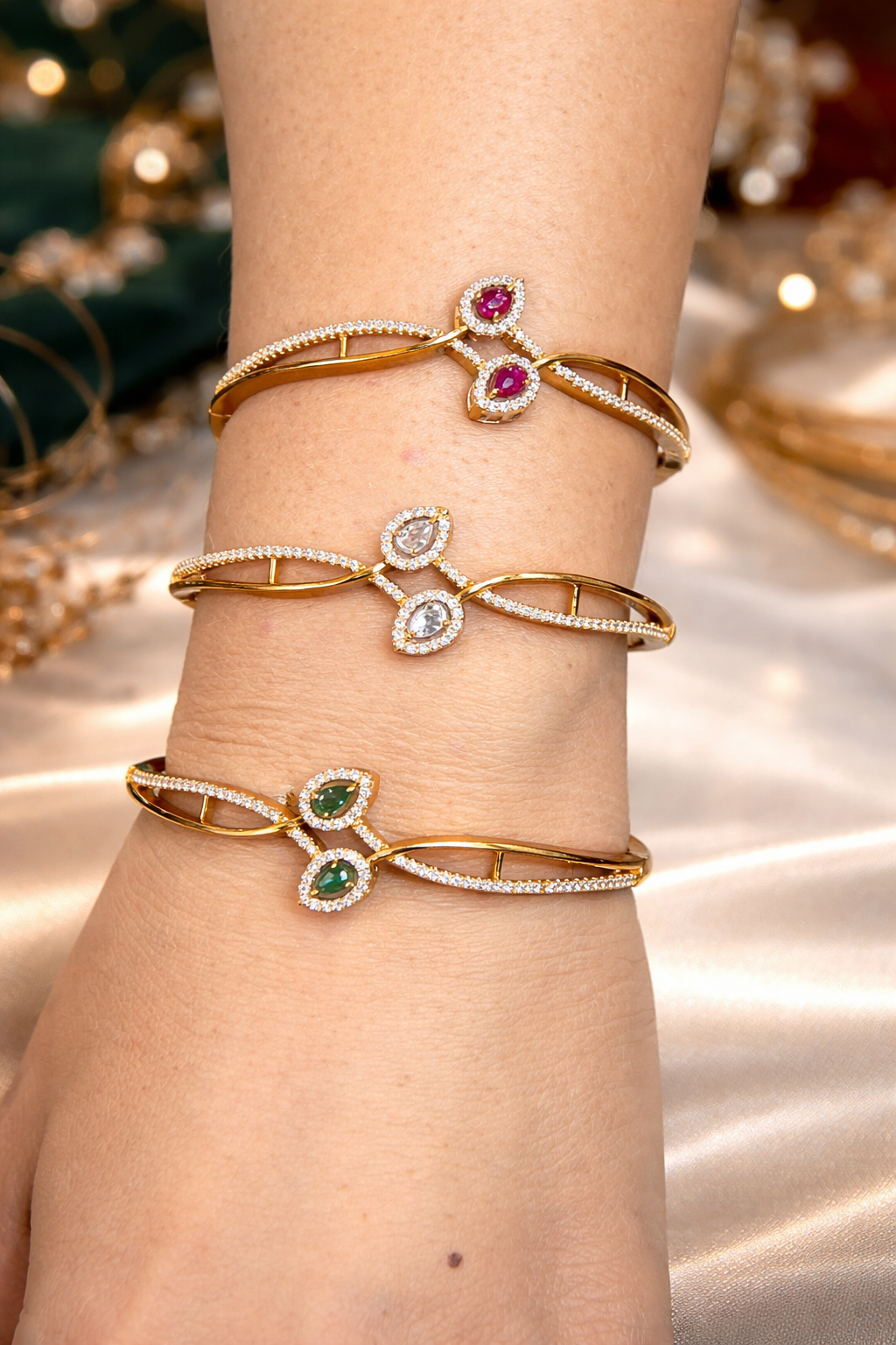 Infinity Leaf Stone Kada