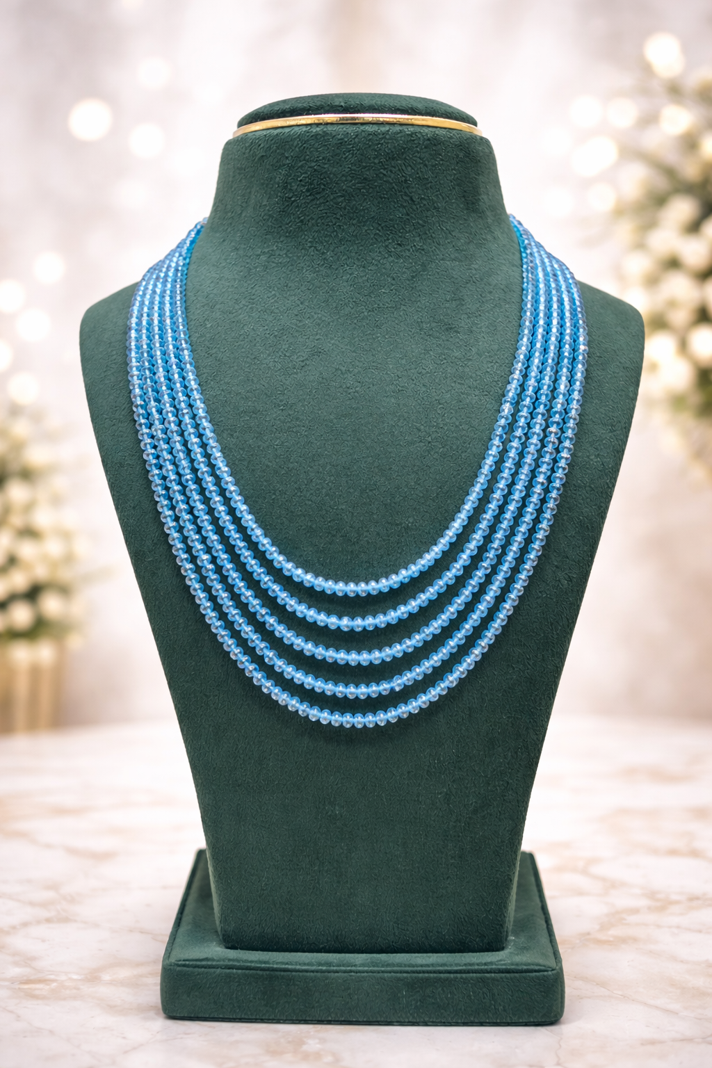 Crystal sky blue color