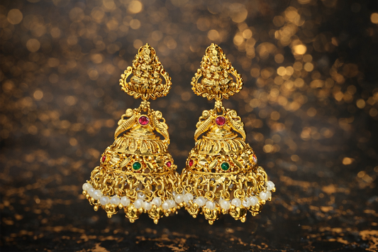 Beautiful Lakshmi devi earrings