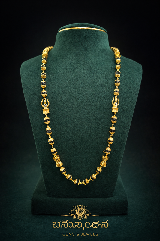 Maharaja Style rudraksha mala 24 inches