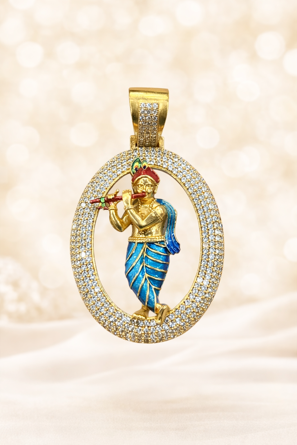 Royal Krishna Stone Pendant