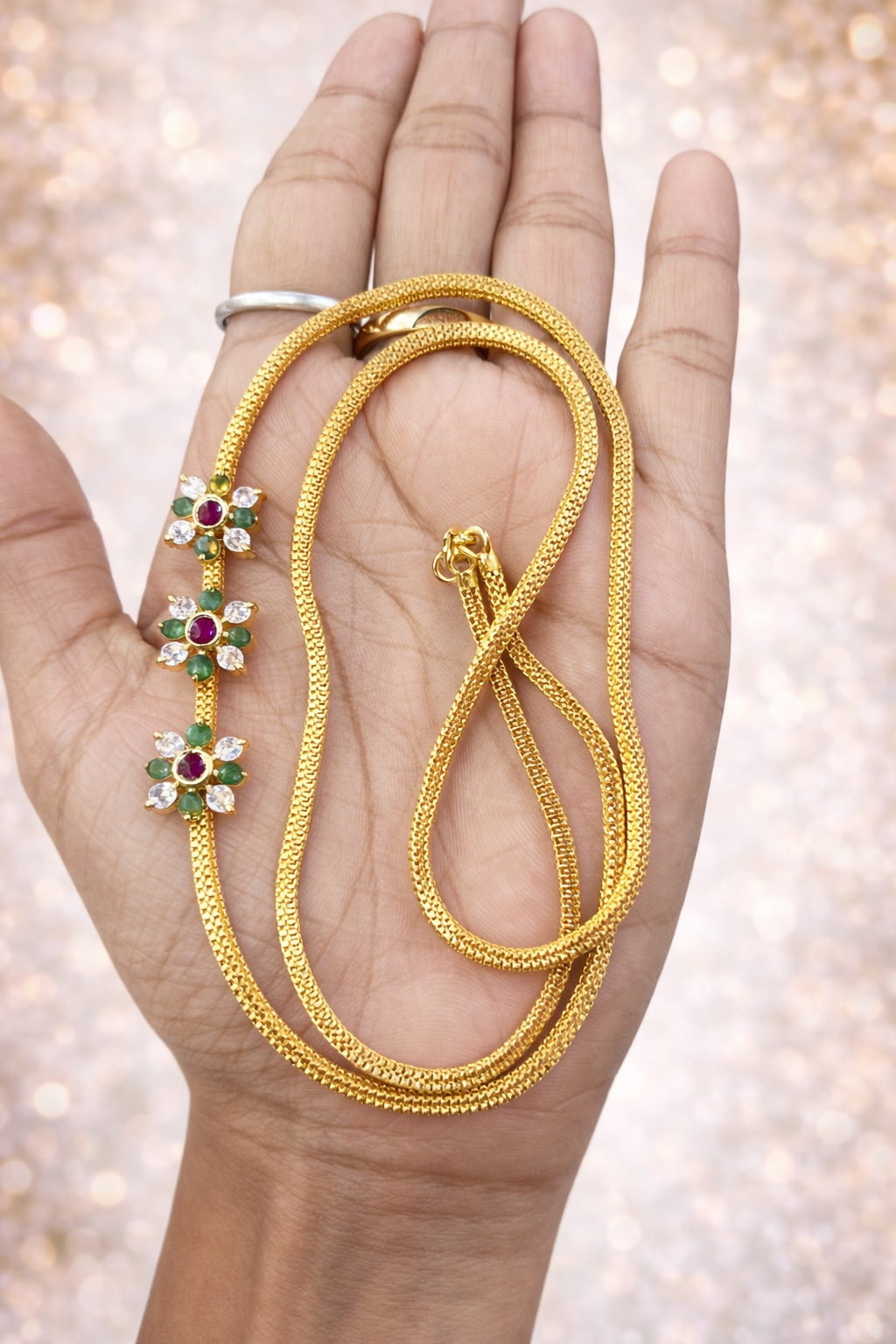Beautiful One gram thali chain length 24 inches