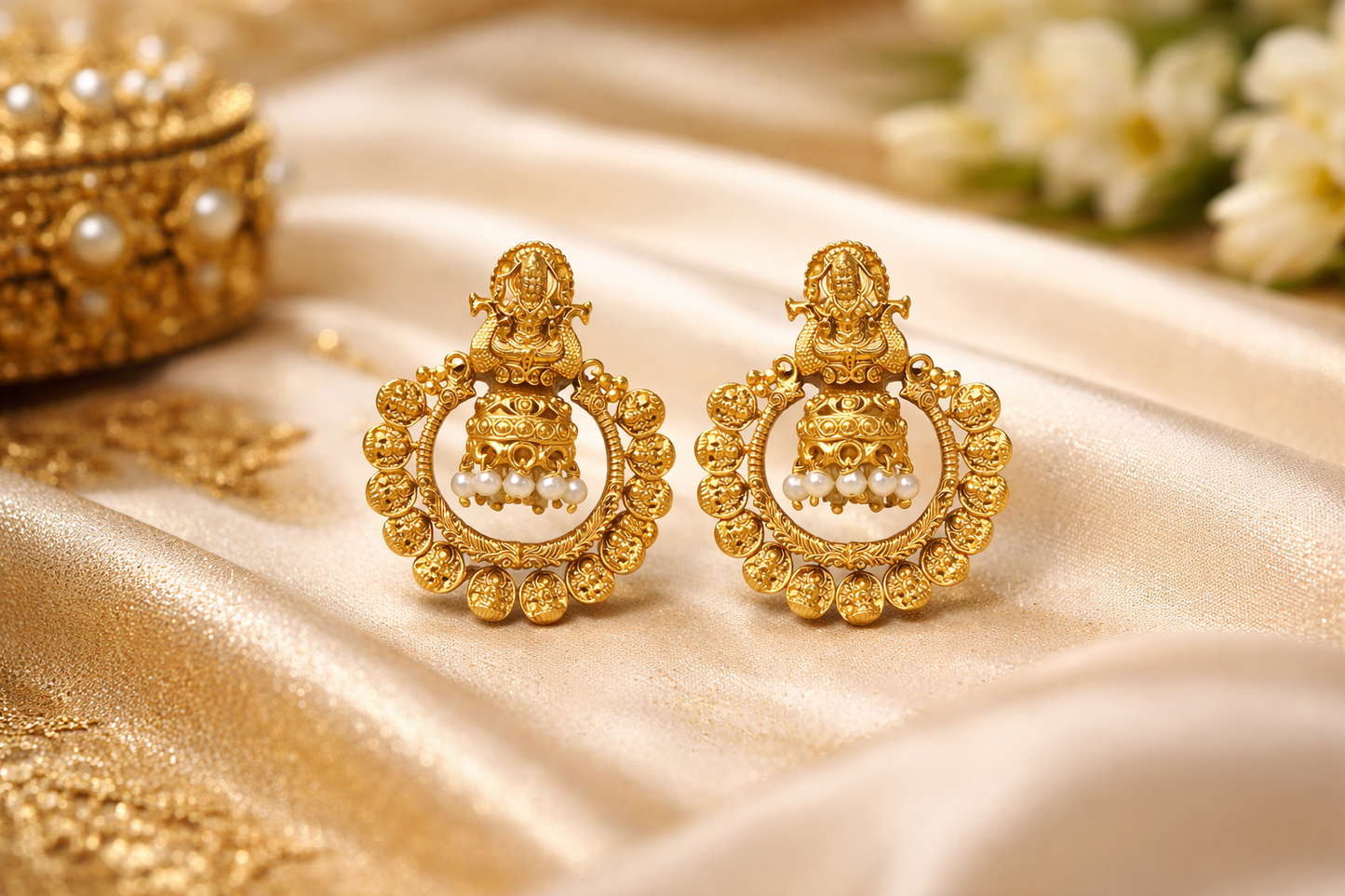Nakshi Chandbali Jhumka