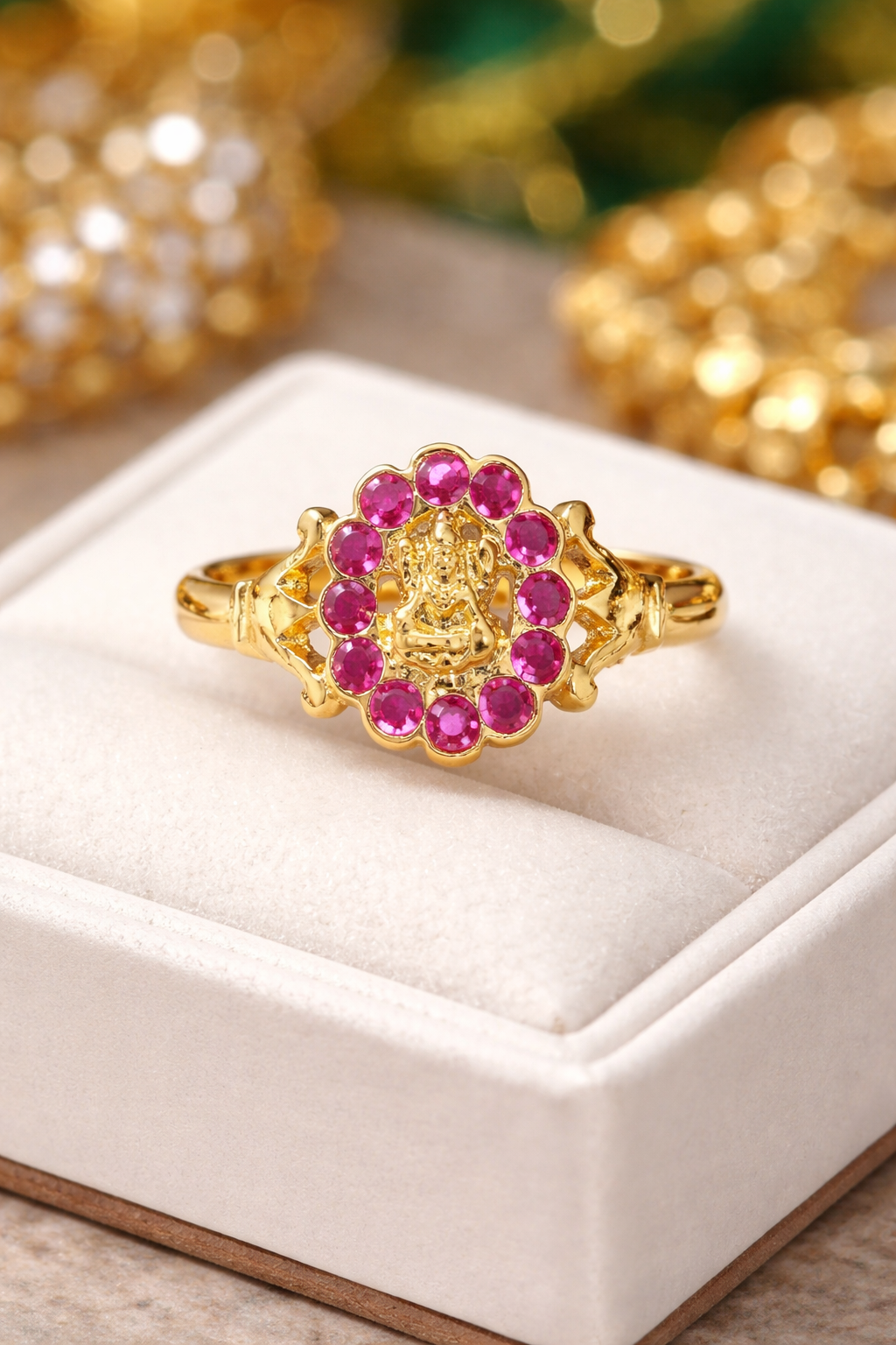 Panchloham Lakshmi devi rings