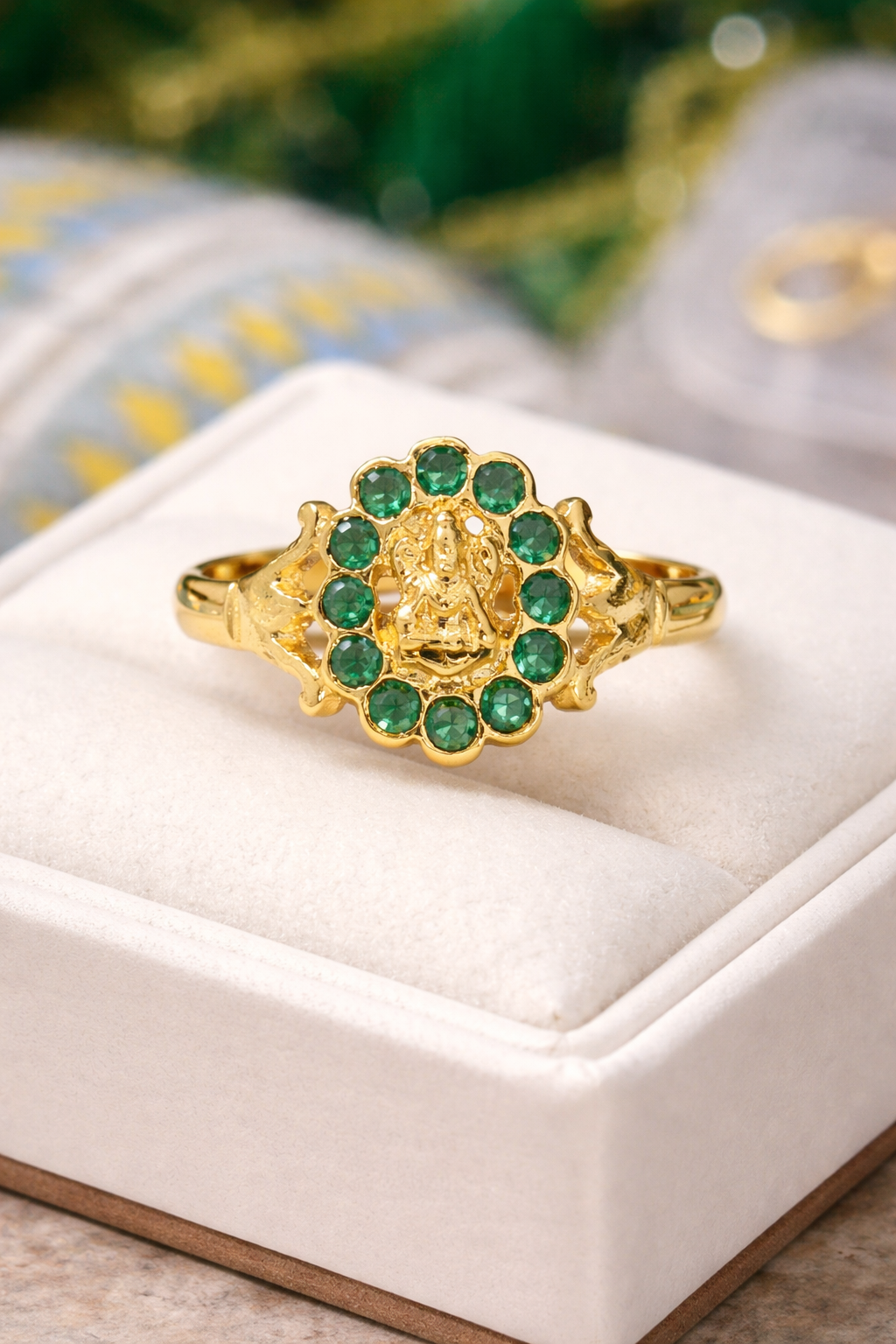 Panchloham Lakshmi devi rings