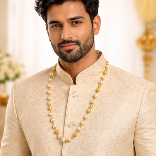 Handmade pearls chain 21inch