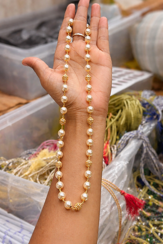 Handmade pearls chain 21inch