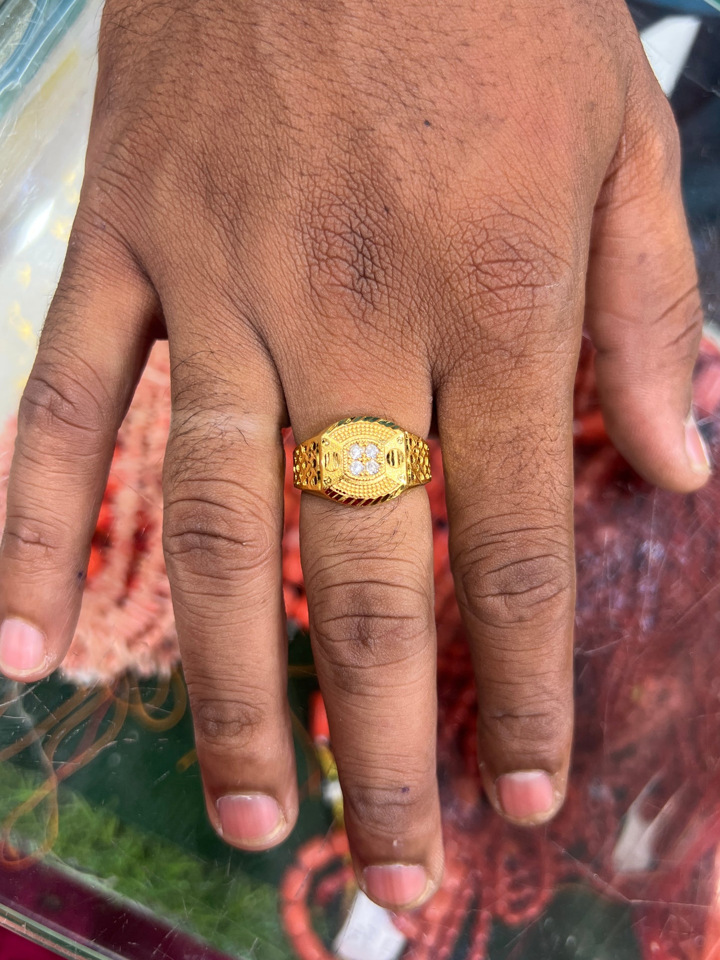 Elite Square Diamond Ring