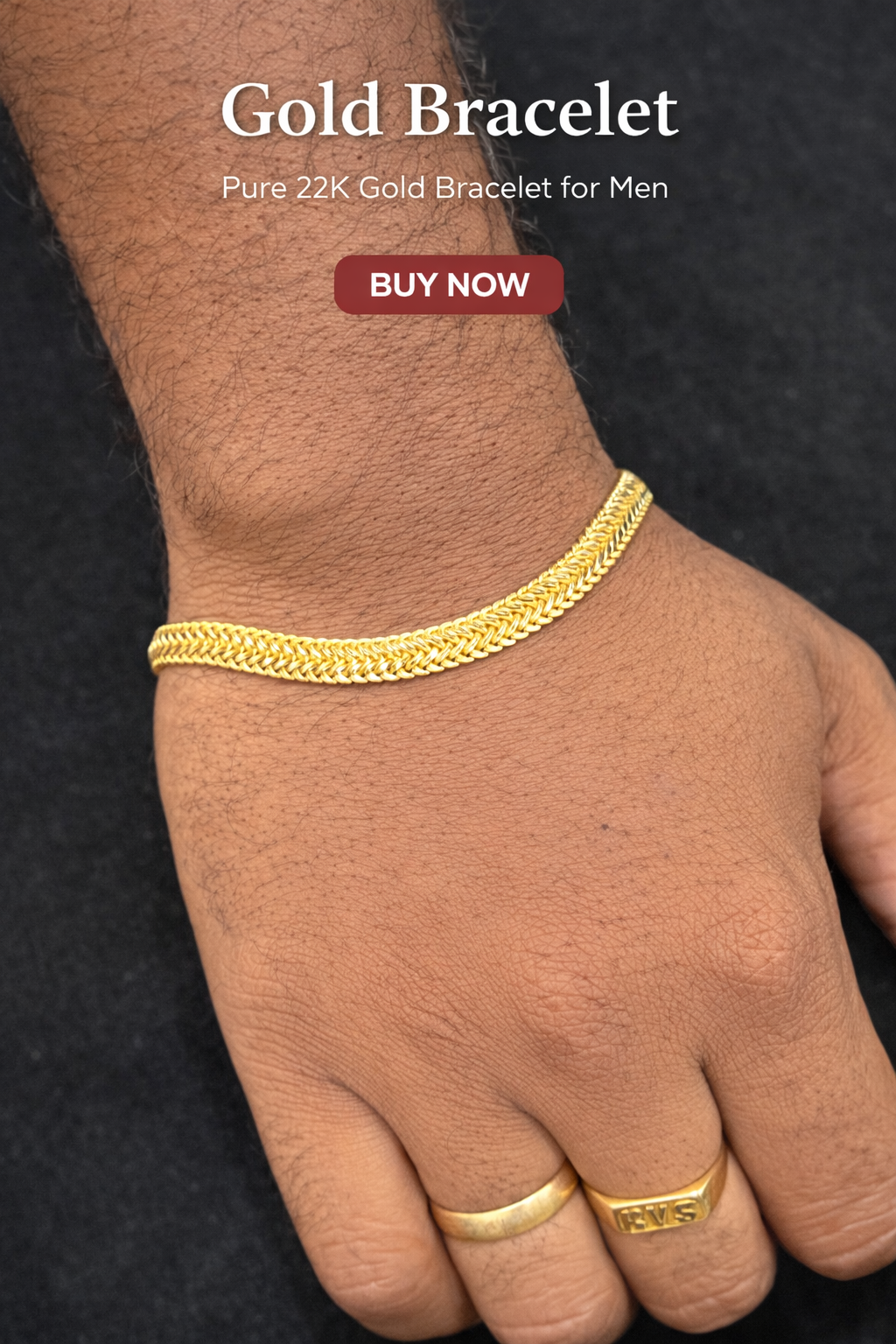 Premium Men’s Gold Chain Bracelet