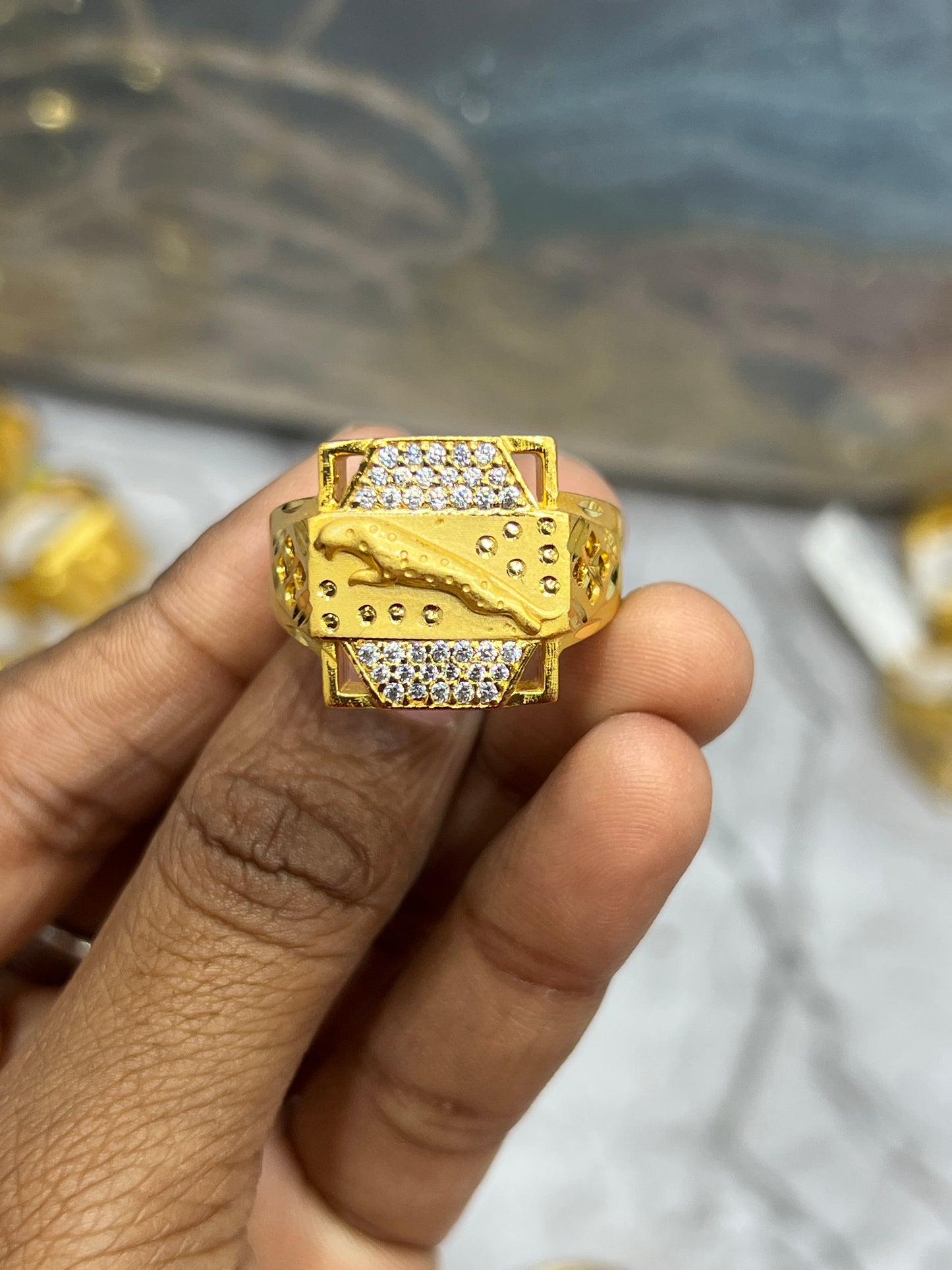 Elite Square Diamond Ring