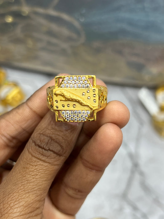 Elite Square Diamond Ring