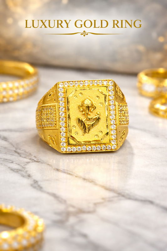 Elite Square Diamond Ring