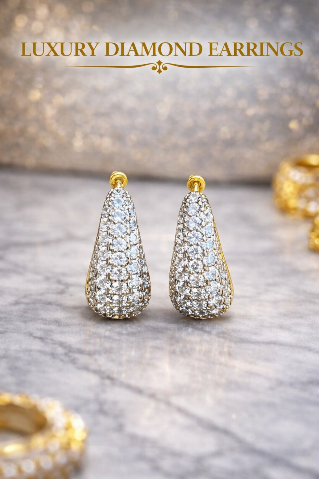 Classic Gold Flow Earrings