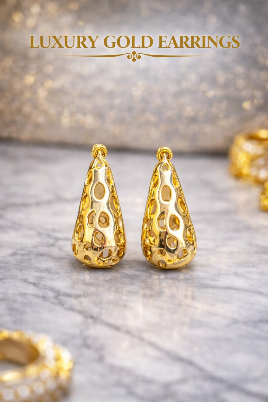 Classic Gold Flow Earrings