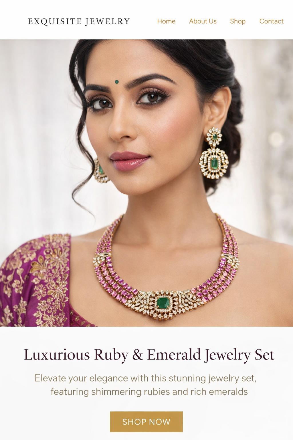 Ruby necklace