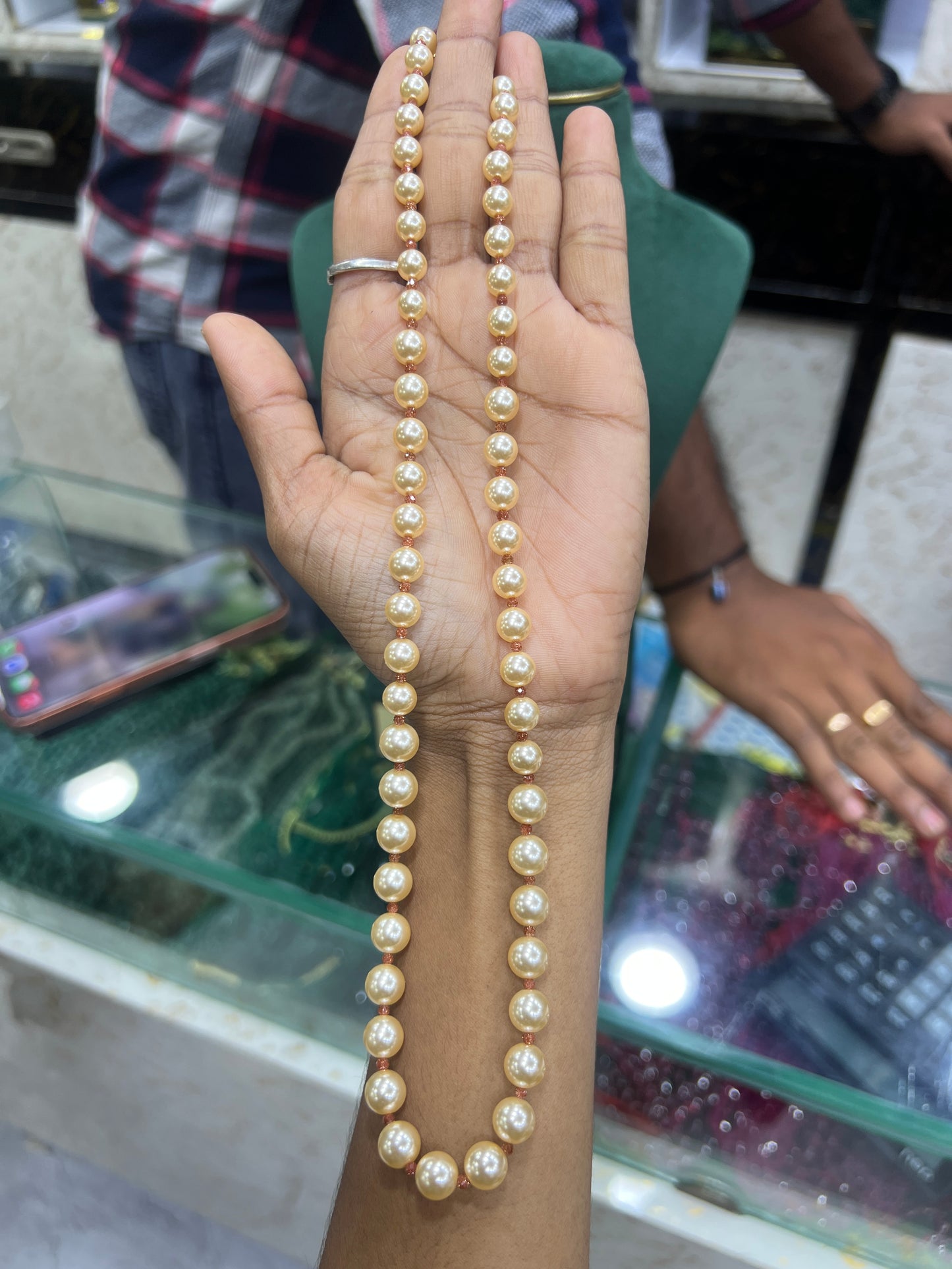 Classic Gold Pearl Chain