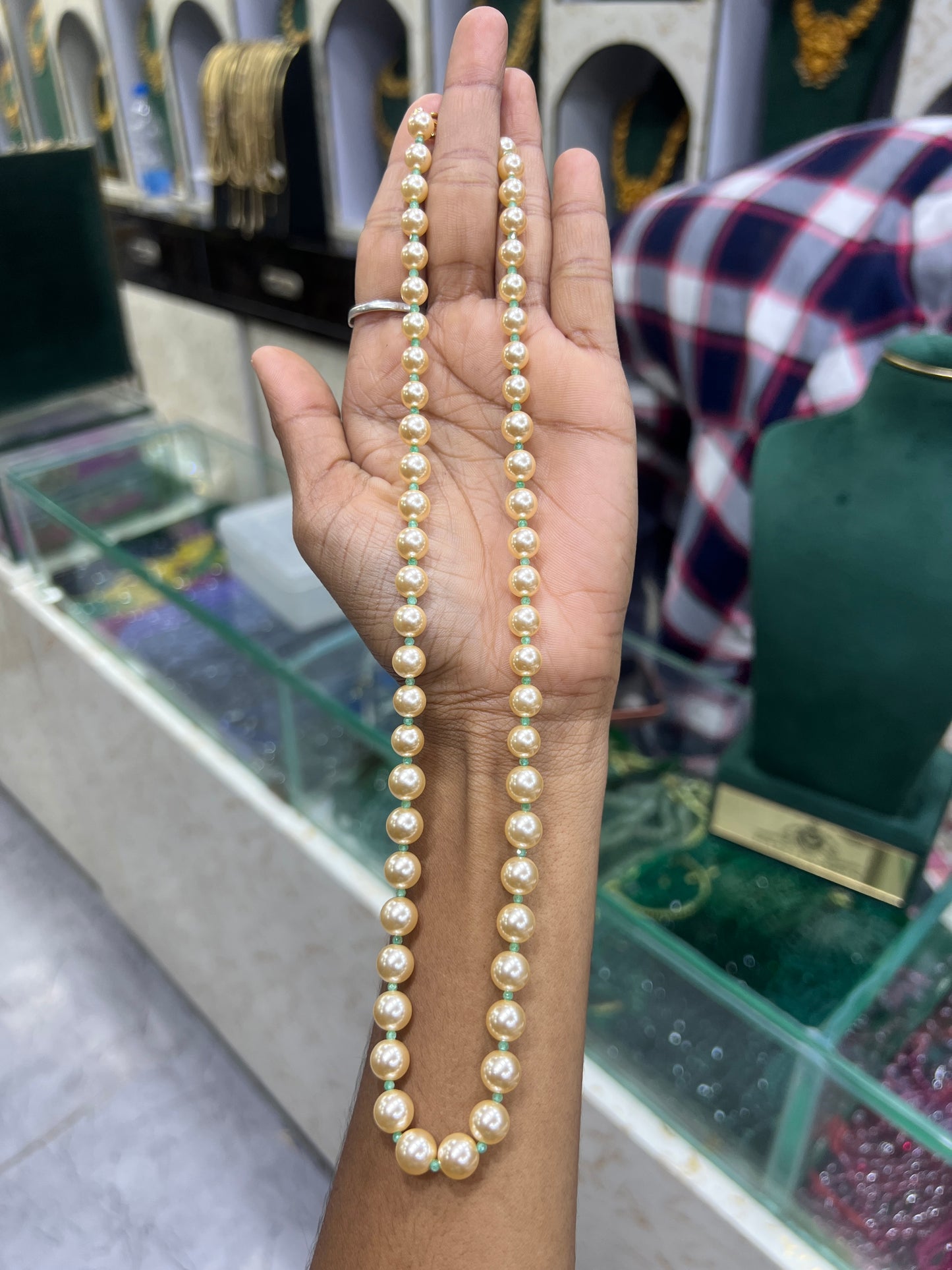 Classic Gold Pearl Chain