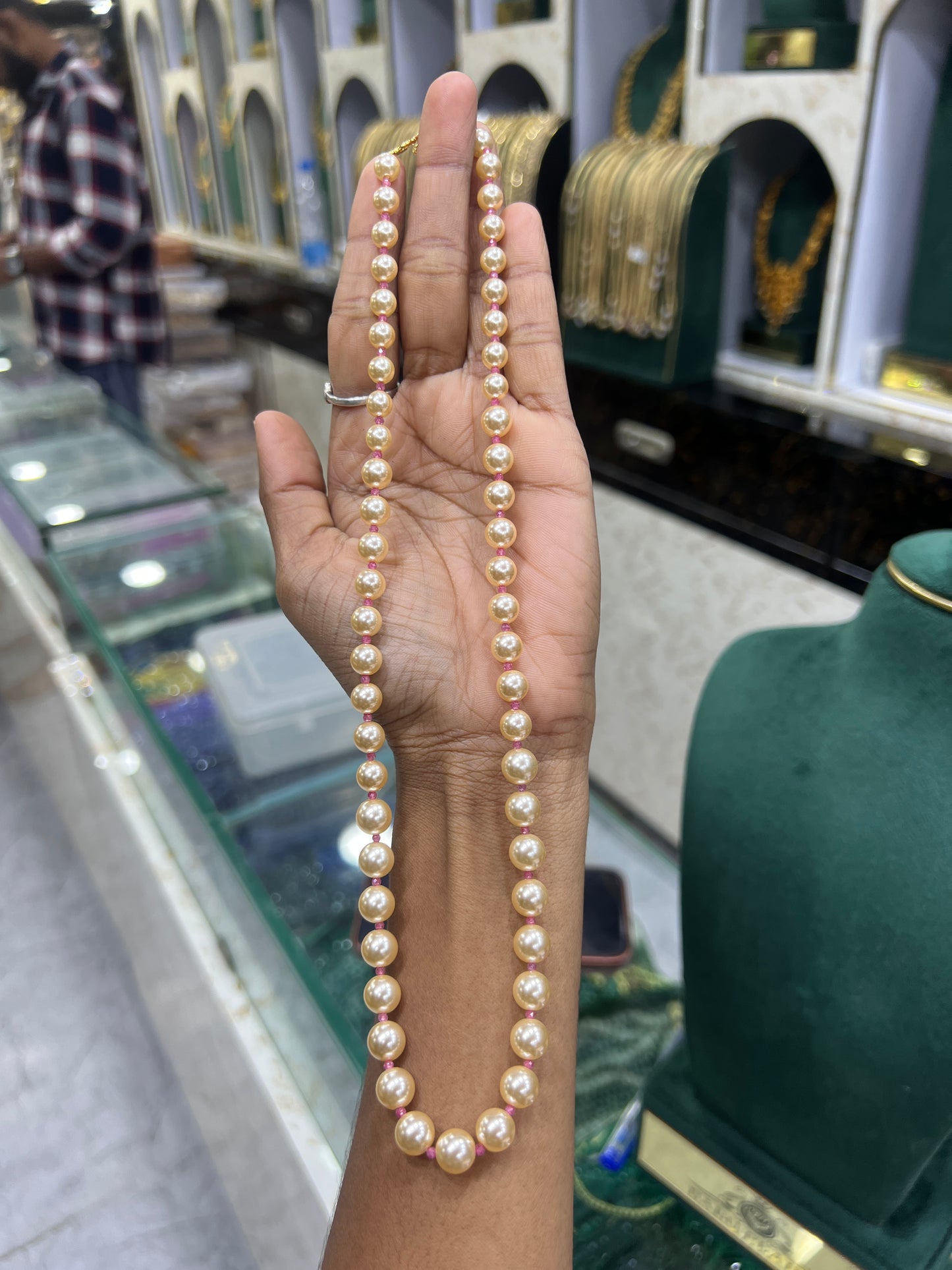 Classic Gold Pearl Chain